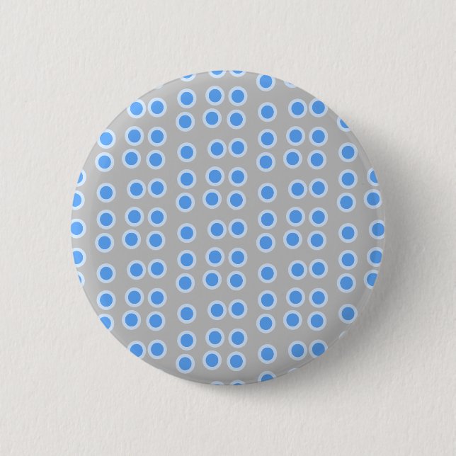 Blaue Kreise Button (Vorderseite)