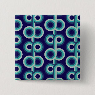 Blaue Kreise Button
