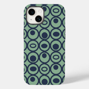 Blaue Kreise Case-Mate iPhone 14 Hülle