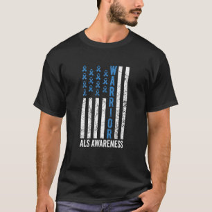 Blaue Kriegerin für Frauen und Männer als Bewussts T-Shirt