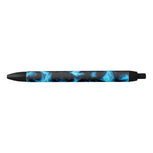 Blaue Krumpe Kugelschreiber