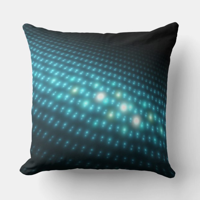 Blaue Kugeln 3D Kissen (Vorderseite)