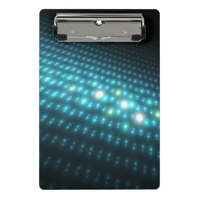 Blaue Kugeln 3D Mini Klemmbrett (Vorderseite)