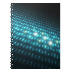 Blaue Kugeln 3D Notizblock