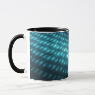 Blaue Kugeln 3D Tasse