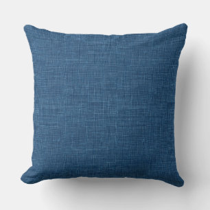Blaue Küsten-Wurfkissen Kissen