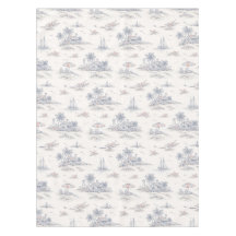 Blaue Küstenfranzösische Toile