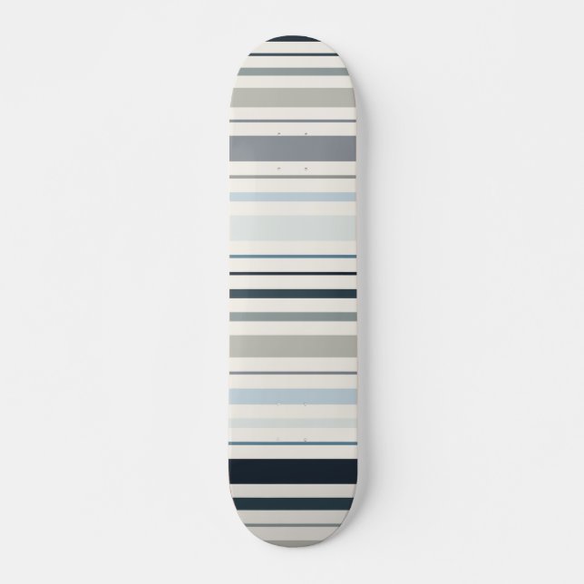 Blaue Küstenstreifen Skateboard (Vorne)