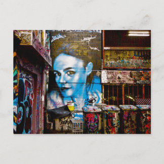Blaue Lady, Melbourne Postkarte