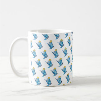 Blaue Lagune Cocktail Drink Kaffeetasse