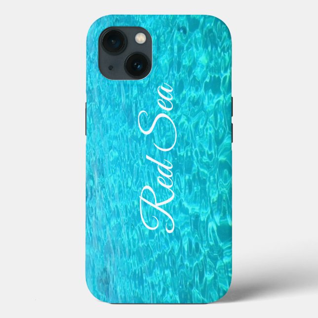 Blaue Lagune im Roten Meer Case-Mate iPhone Hülle (Rückseite)