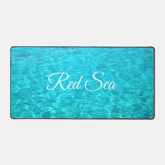 Blaue Lagune im Roten Meer Schreibtischunterlage