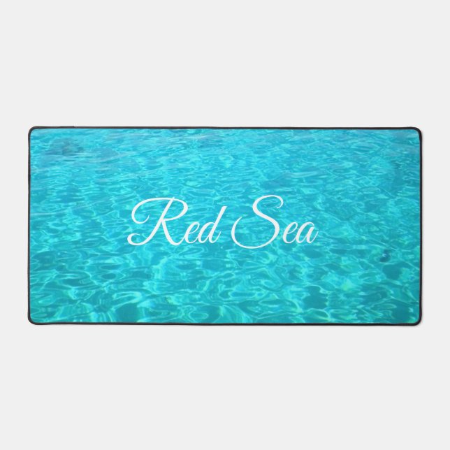 Blaue Lagune im Roten Meer Schreibtischunterlage (Vorderseite)