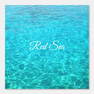 Blaue Lagune im Roten Meer Tapete