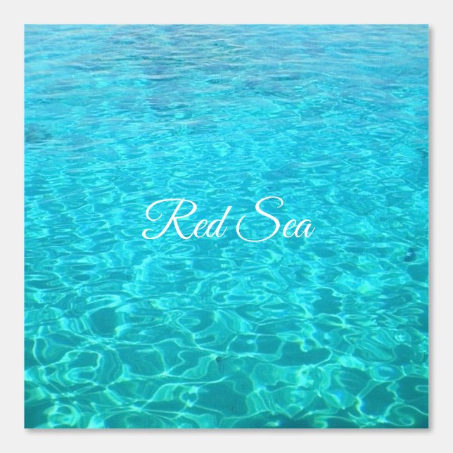 Blaue Lagune im Roten Meer Tapete (Vorderseite)