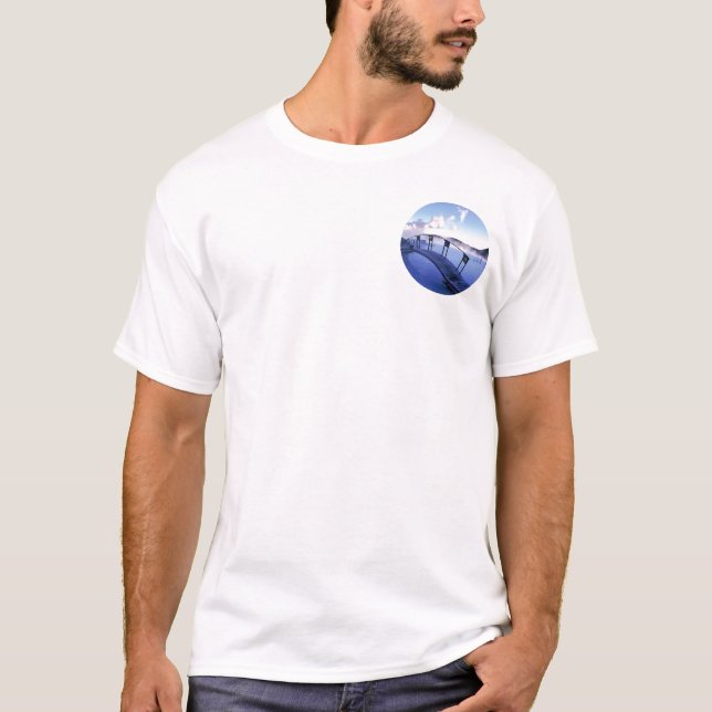 blaue Lagune, Island T-Shirt (Vorderseite)
