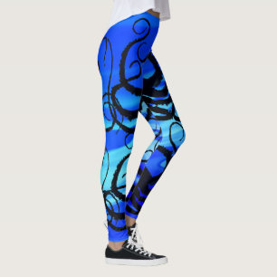 Blaue Lagune-Krake - Leggings