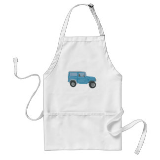 Blaue Land Cruiser-Schürze Schürze
