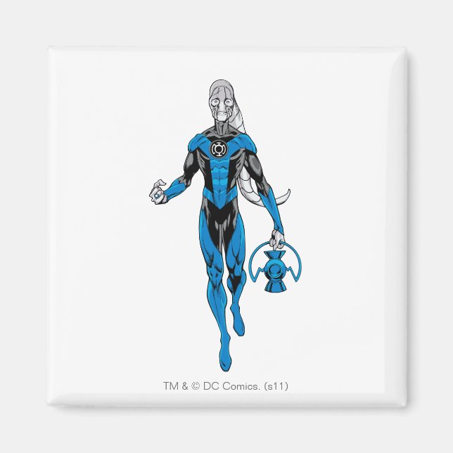 Blaue Lantern 4 Magnet (Vorne)