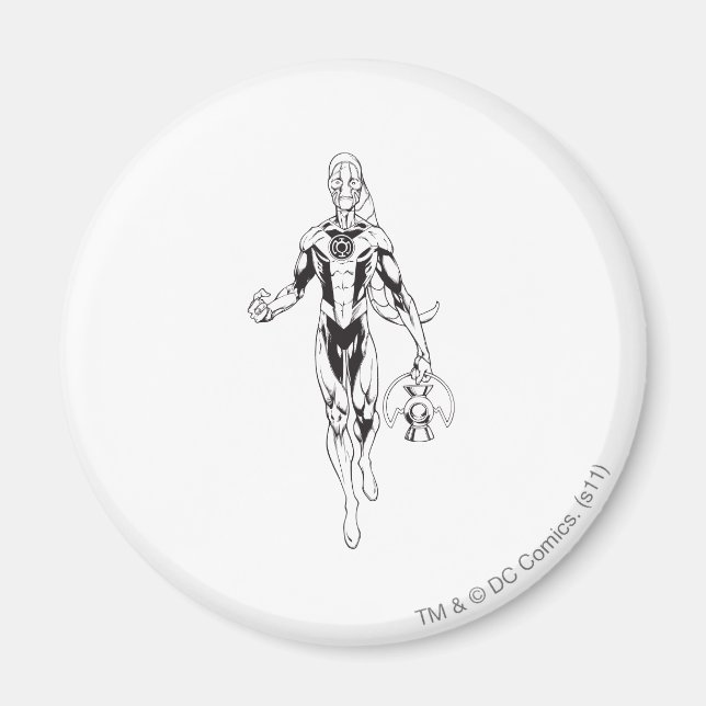 Blaue Lantern 6 Magnet (Vorne)