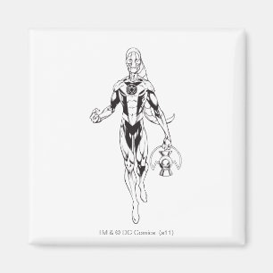 Blaue Lantern 6 Magnet