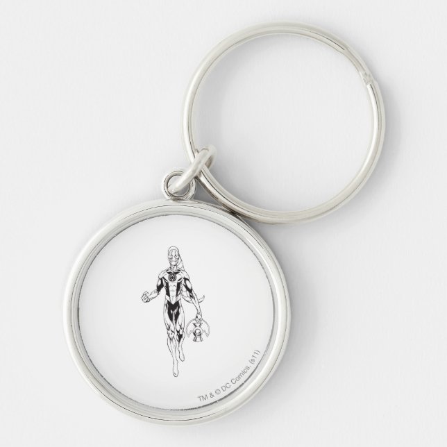 Blaue Lantern 6 Schlüsselanhänger (Vorne)