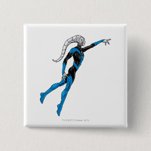 Blaue Laterne 10 Button