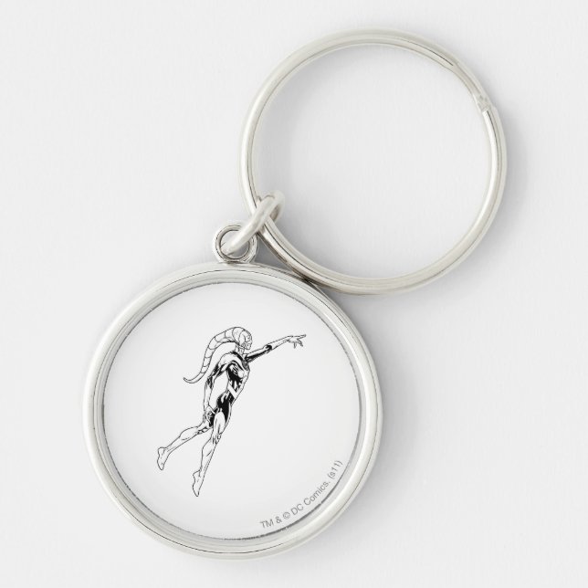 Blaue Laterne 11 Schlüsselanhänger (Vorne)