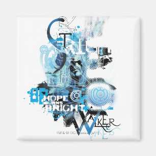 Blaue Laterne Grafik 1 Magnet