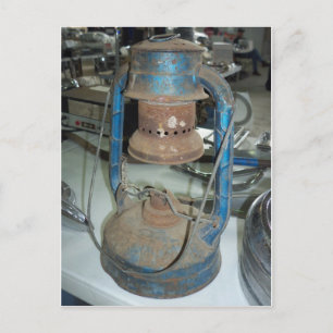 Blaue Laterne Postkarte