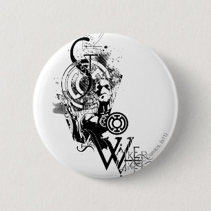 Blaue Laternen-Grafik 2 Button