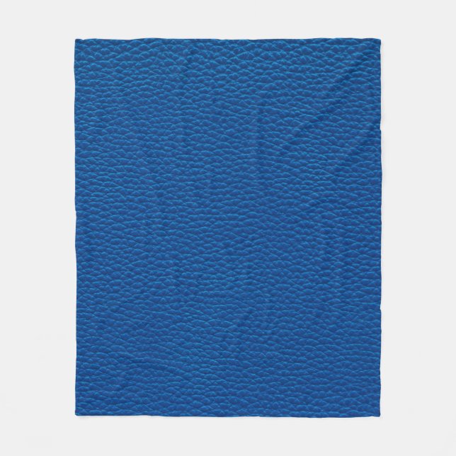 blaue Ledertextur Hintergrundleder,blau,textur Fleecedecke (Vorderseite)