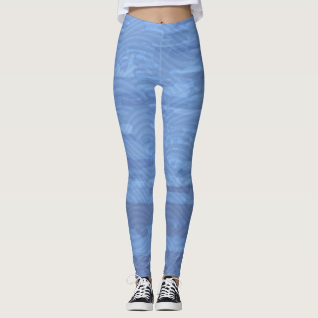 Blaue Leggings (Vorderseite)