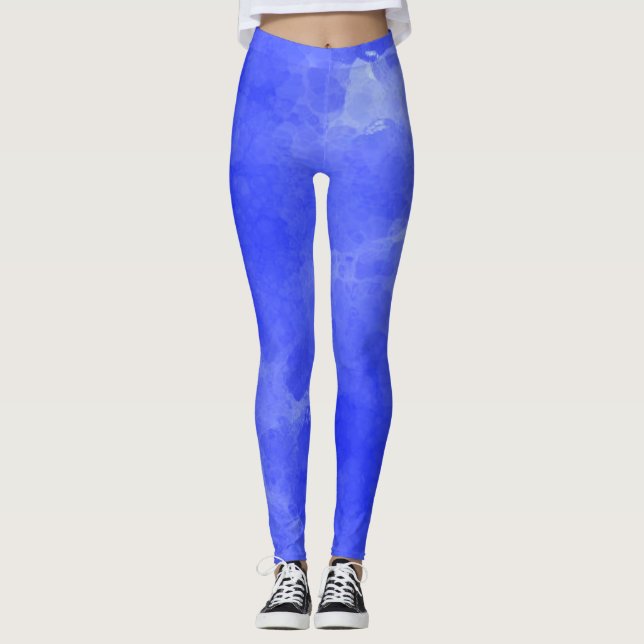 Blaue Leggings (Vorderseite)
