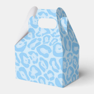 Blaue Leopard Gepard Druck Safari Favorit Geschenkschachtel