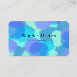 Blaue Leuchten Visitenkarte