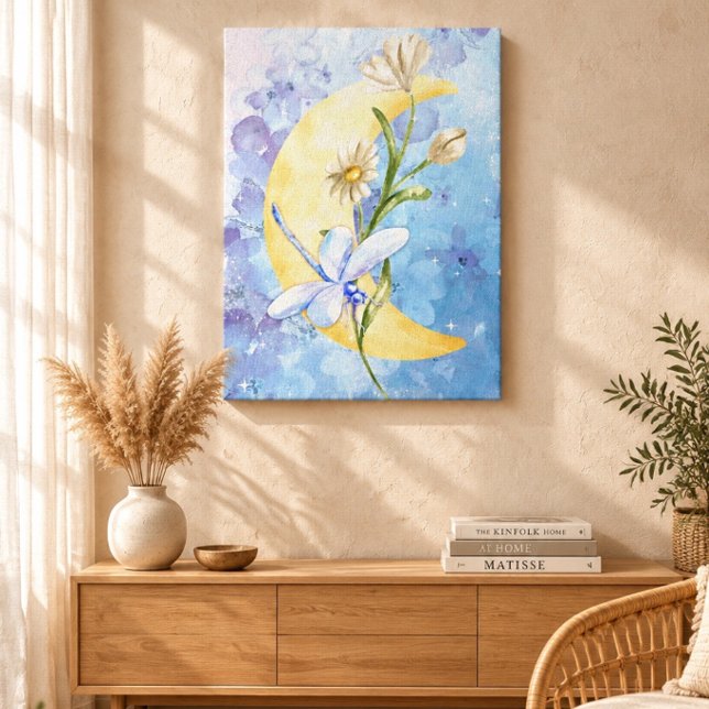 Blaue Libelle auf Leinwand (Von Creator hochgeladen)