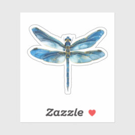 Blaue Libelle Aufkleber