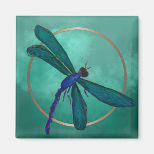 Blaue Libelle Magnet