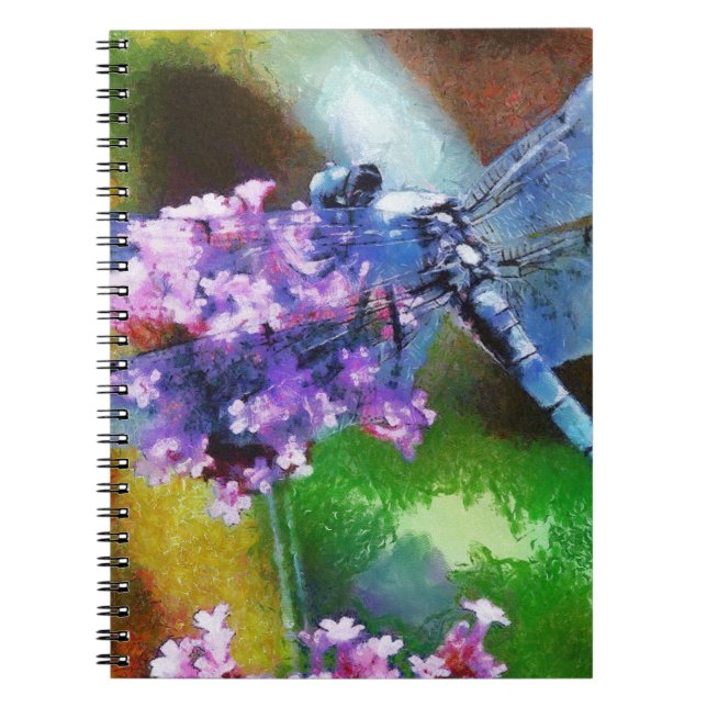 Blaue Libelle Notizblock (Vorderseite)