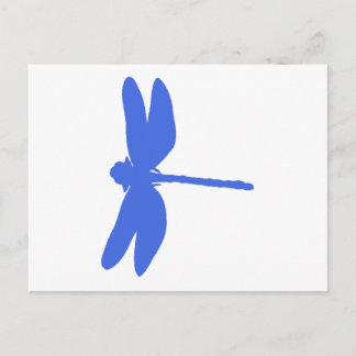 Blaue Libelle Postkarte