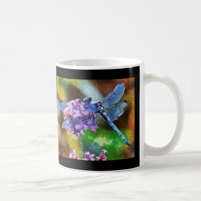 Blaue Libelle Tasse (Rechts)