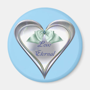 Blaue Liebe Eternale Magnet