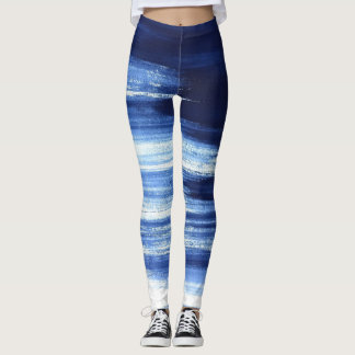 Blaue Liebe Leggings