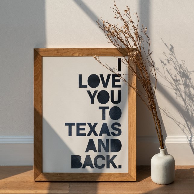 Blaue Liebe nach Texas und zurück Poster (Von Creator hochgeladen)