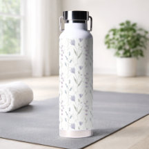 Blaue Lila Aquarell-Wildblume