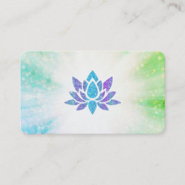 *~* Blaue Lila Lotus-Rays Reiki Energy Healing  Visitenkarte