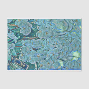 Blaue lila niedliche Orchideen-Blume Seidenpapier