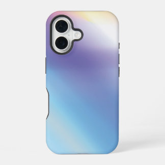 Blaue Lila Rosa und Gelbe Abstrakte Kunst iPhone 16 Hülle