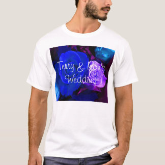 Blaue Lila Rose T-Shirt